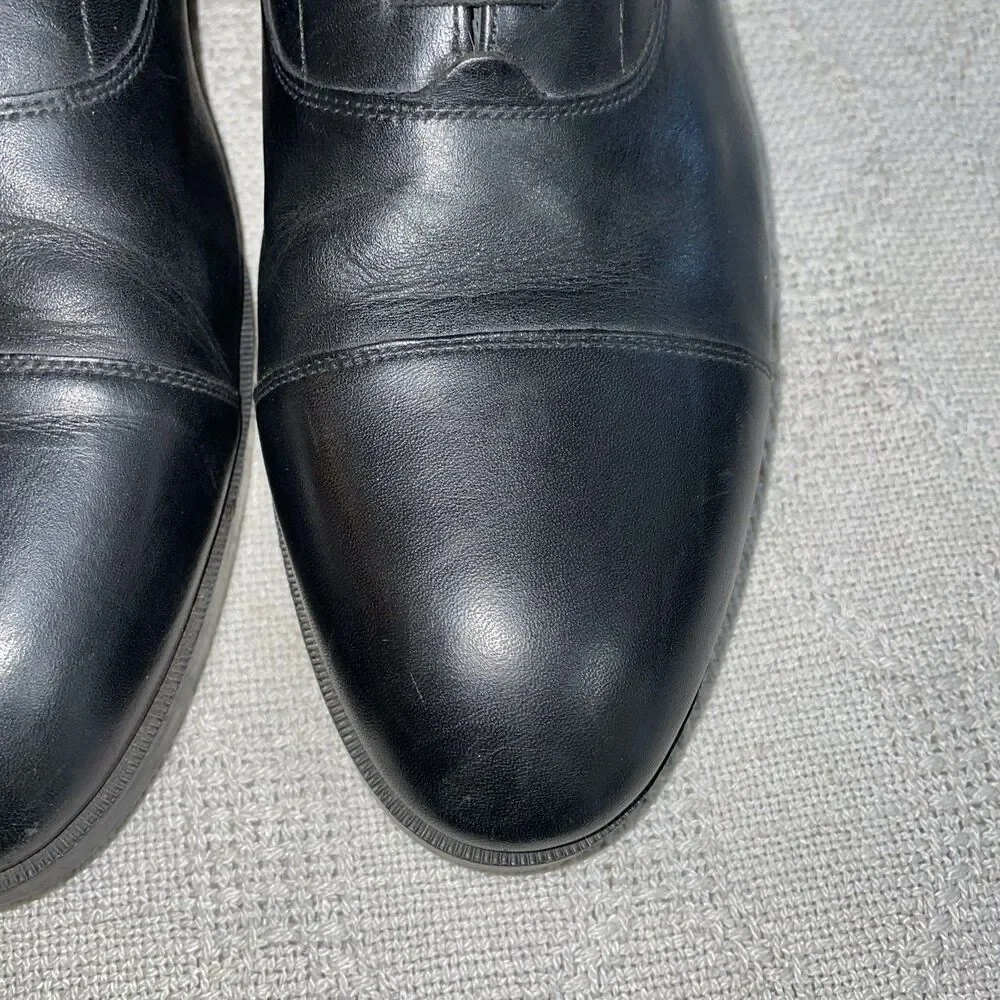 Cole Haan Men’s Dress Shoes Size 9.5 M Black Leather Captoe Business Formal